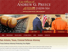 Tablet Screenshot of preececriminallaw.com